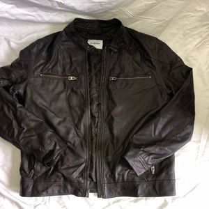 Goodfellow & Co BROWN Leather Jacket